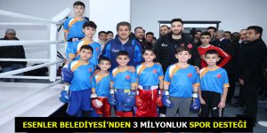 ESENLER BELEDİYESİ’NDEN 3 MİLYONLUK SPOR DESTEĞİ