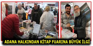 ADANA HALKINDAN KİTAP FUARINA BÜYÜK İLGİ