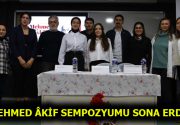 MEHMED ÂKİF SEMPOZYUMU SONA ERDİ Esenler Belediyesi ve Esenler İlçe