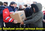 YARALAR SARILANA KADAR YARDIMA DEVAM Esenler Belediyesi’nin deprem bölgesindeki arama