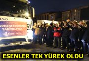 ESENLER TEK YÜREK OLDU Esenler Belediyesi’nin deprem bölgesine ulaştırılmak üzere