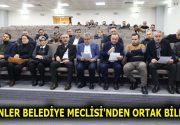 MECLİS’TEN ORTAK BİLDİRİ Esenler Belediye Meclisi’nde dört parti ortak bir