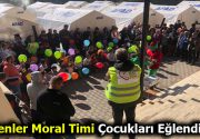 AFETZEDE MİNİKLER ‘MORAL’ BULDU Esenler Belediyesi, Kahramanmaraş merkezli deprem felaketinden