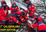“ESKAT” CAN KURTARMAYA DEVAM EDİYOR Yaşanan deprem felaketinin hemen ardından