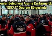 ESENLER YARALARI SARMAK İÇİN SEFERBER  Esenler Belediyesi Arama Kurtarma Ekibi