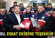 GÖKSU, ESKAT’A TEŞEKKÜR ETTİ Türkiye’yi sarsan deprem felaketinde gösterdikleri özverili