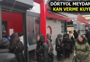 KAN VERME KUYRUĞU OLUŞTU Esenler Belediyesi’nin deprem bölgesine ulaştırılmak üzere
