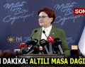 ALTILI MASA DAĞILDI!