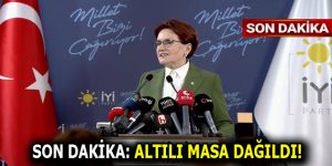 ALTILI MASA DAĞILDI!