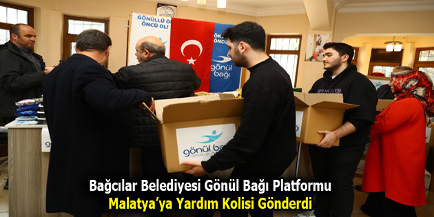 Bağcılar esnafı depremzedelere gıda kolisi gönderdi