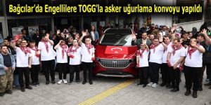 Bağcılar’da TOGG’la Asker Uğurlama Konvoyu