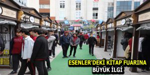 ESENLER’DEKİ KİTAP FUARI BÜYÜK İLGİ GÖRDÜ