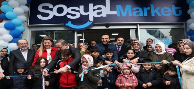 ”Sosyal Market” Bağcılar’da açıldı