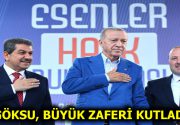 TEVFİK GÖKSU BÜYÜK ZAFERİ KUTLADI Cumhurbaşkanlığı seçiminin 2’nci turunda Cumhurbaşkanı