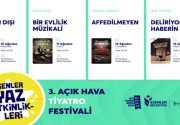 ESENLER’DE 3.AÇIK HAVA TİYATRO FESTİVALİ BAŞLIYOR! Esenler Belediyesi tarafından bu