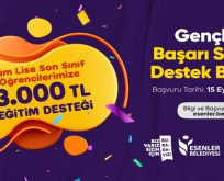 LİSE SON SINIF ÖĞRENCİLERİNE ESENLER BELEDİYESİNDEN EĞİTİM DESTEĞİ!