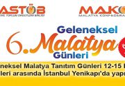 Geleneksel 6. Malatya Tanıtım Günleri Geleneksel Malatya Tanıtım Günleri 12-15