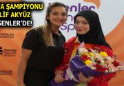 DÜNYA ŞAMPİYONU ELİF AKYÜZ ESENLER’DE! Esenler Belediyesi tarafından düzenlenen ‘Madalya
