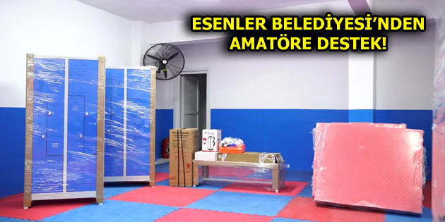 ESENLER BELEDİYESİ’NDEN AMATÖR SPOR KULÜPLERİNE DESTEK