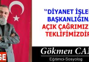 DİYANET İŞLERİ BAŞKANLIĞINA AÇIK ÇAĞRIMIZ VE TEKLİFİMİZDİR Her şeyi yoktan