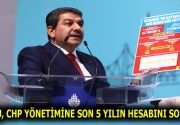 GÖKSU, CHP YÖNETİMİNE SON 5 YILIN HESABINI SORACAK! CHP’li İBB
