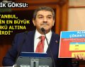 GÖKSU; ”İSTANBUL TARİHİNİN EN BÜYÜK FAİZ YÜKÜ ALTINA GİRDİ”