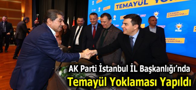 AK Parti İstanbul İl Başkanlığı’nda temayül yoklaması yapıldı