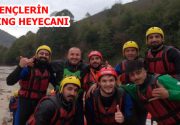 ESENLERLİ GENÇLERİN RAFTİNG HEYECANI Esenlerli gençler, Düzce’nin Melen Çayı’nda rafting