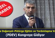 Pütürge–Doğanyol Eğitim ve Yardımlaşma Vakfı (PDEV) Kongreye gidiyor 1994 yılında