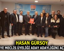 HASAN GÜRSOY BELEDİYE MECLİS ÜYELİĞİ ADAY ADAYLIĞINI AÇIKLADI