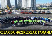 Bağcılar’da kar ve buzlanmalara karşı tedbirler alındı Bağcılar Belediyesi, önümüzdeki