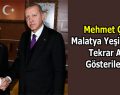 Mehmet Çınar, Yeşilyurt’tan Tekrar Aday Gösterilebilir!