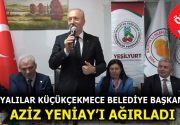 MALATYALILAR KÜÇÜKÇEKMECE BELEDİYE BAŞKAN ADAYI AZİZ YENİAY’I AĞIRLADI Seçim çalışmaları