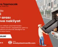 Antalya Asansörlü Evden Eve Nakliyat Firması