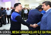 BAŞKAN GÖKSU, MESAİ ARKADAŞLARI İLE BAYRAMLAŞTI Esenler Belediye Başkanı Mehmet