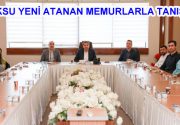 GÖKSU YENİ ATANAN MEMURLARLA TANIŞTI Esenler Belediye Başkanı M. Tevfik