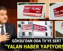 GÖKSU’DAN ODA TV’YE SERT TEPKİ: ”YALAN HABER YAPIYORSUNUZ!”