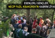 ESENLERLİ GENÇLER, NECİP FAZIL KISAKÜREK’İN KABRİNİ ZİYARET ETTİ Türk şiirinin