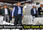İHTİYAÇ SAHİBİ KIZLARIN ÇEYİZLERİ ESENLER BELEDİYE’SİNDEN… Esenler Belediye Başkanı M.