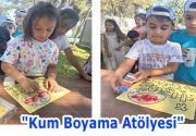 ESENLER ÖDÜNÇ EVİ’NDE ”KUM BOYAMA ATÖLYESİ” YAPILDI Yaz neşesinin çocuk