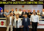 TGC’DEN MALATYA GAZETECİLER CEMİYETİNE ANLAMLI ÖDÜL Türkiye Gazeteciler Cemiyeti’nin basın