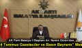 AK Parti Malatya İl Başkanı Av. Namık Gören’den 24 Temmuz Gazeteciler ve Basın Bayramı Mesajı