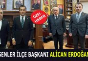 MHP ESENLER İLÇE BAŞKANI, ALİCAN ERDOĞAN SEÇİLDİ Milliyetçi Hareket Partisi