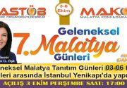 MALATYA TANITIM GÜNLERİ BAŞLIYOR! İstanbul Büyükşehir Belediyesi’nin ev sahipliğinde, Malatya