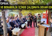 ÖLMEZTOPRAK: ”BİRLİK VE BERABERLİK İÇİNDE ÇALIŞMAYA DEVAM EDECEĞİZ” Malatya’nın Akçadağ