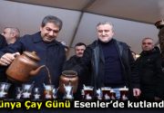 ESENLER’DE ÇAYLAR KEYİFLE YUDUMLANDI Esenler Belediyesi, 15 Aralık Uluslararası Dünya