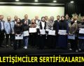 GENÇ İLETİŞİMCİLER SERTİFİKALARINI ALDI