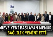 GÖREVE YENİ BAŞLAYAN MEMURLAR YEMİN ETTİ Esenler Belediyesi bünyesinde görev