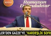 ESENLER BELEDİYESİ’NDEN GAZZE’YE KARDEŞLİK SOFRASI Esenler Belediyesi, Ramazan ayında geleneksel