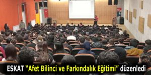 ESKAT, AFET EĞİTİMLERİNE DEVAM EDİYOR
